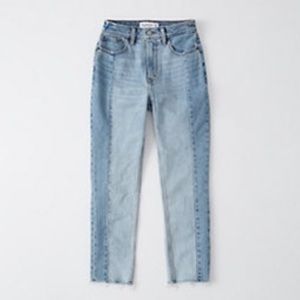 Abercrombie & Fitch High Rise Jeans - Light Blue